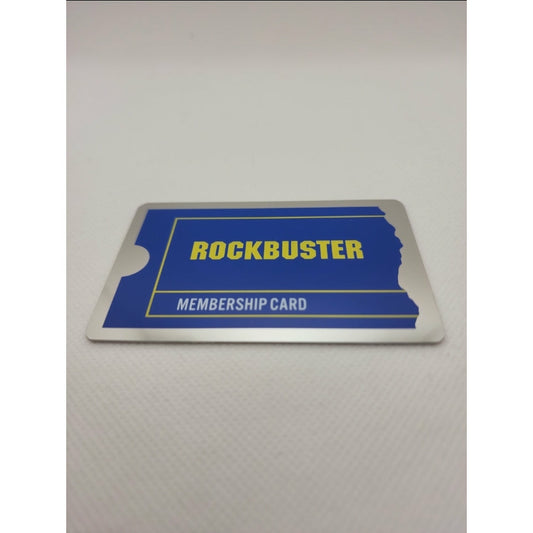 ROCKBUSTER MEMBERSHIP CARD